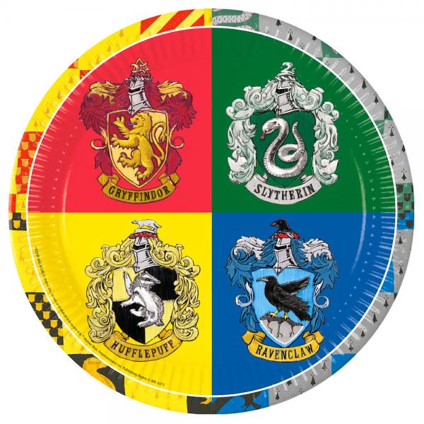 Harry Potter Hogwarts Houses Papptallerkener