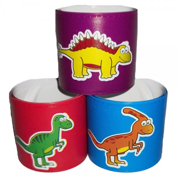 Slap Bracelet Slapwrap Armbnd Dinosaurer