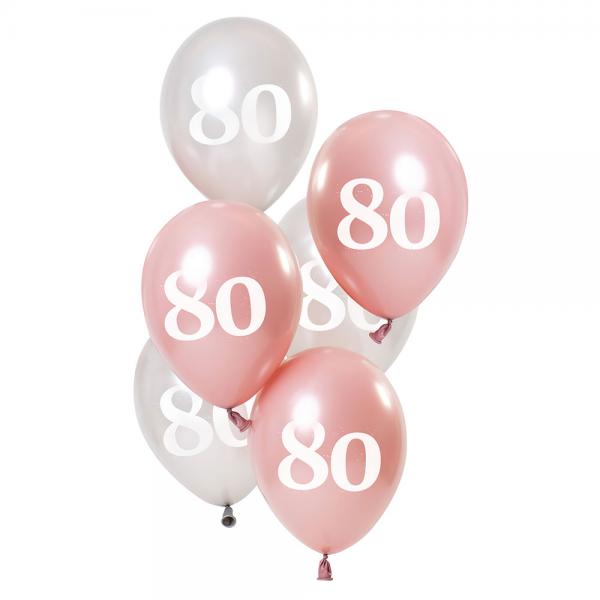 80-rs Ballonger Rosa & Slv