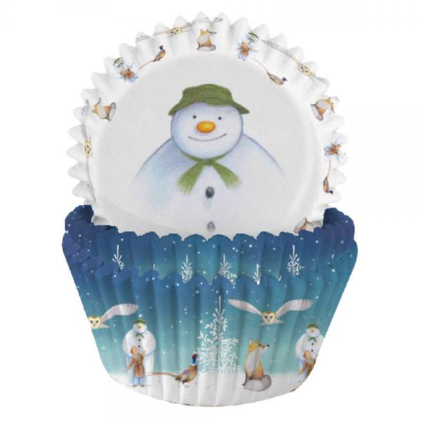 Muffinsformer Snowman