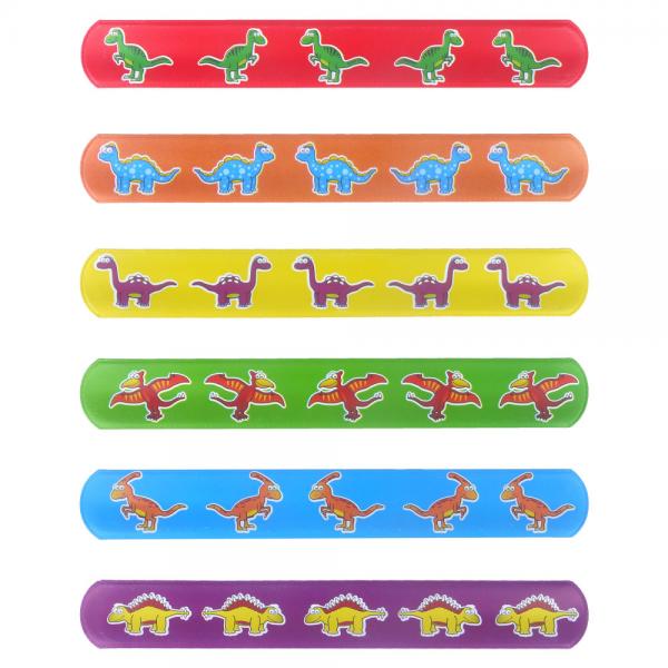 Slap Bracelet Slapwrap Armbnd Dinosaurer