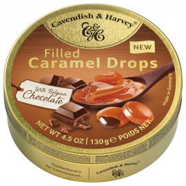 Caramel Choco Filled Drops 130g