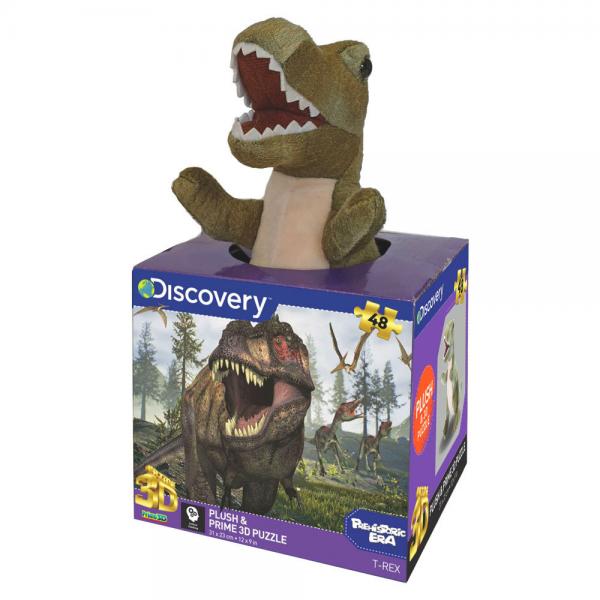 3D Puslespill og Kosedyr T-Rex