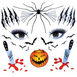 Halloween Midlertidige Tatoveringer H