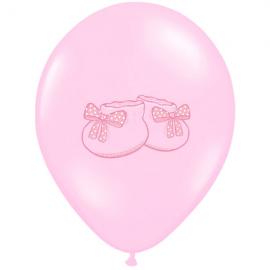 Baby Shower Ballonger Babysokker Rosa