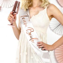 Team Bride Sash Rosegull