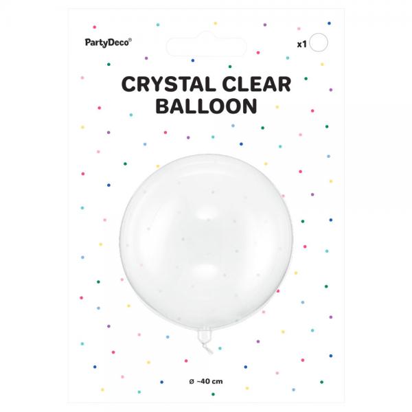 Transparent Orbz Ballong Crystal Clear