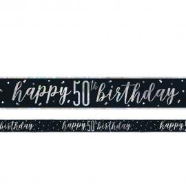 Happy 50th Birthday Banner