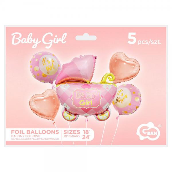 Baby Girl Ballongbukett