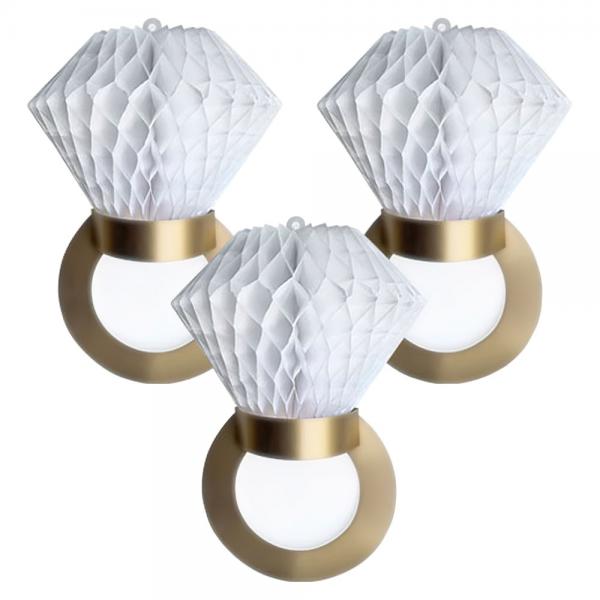 Forlovelsesring Honeycomb Pynt