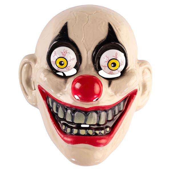 Horror Clown Maske med Bevegelige yne