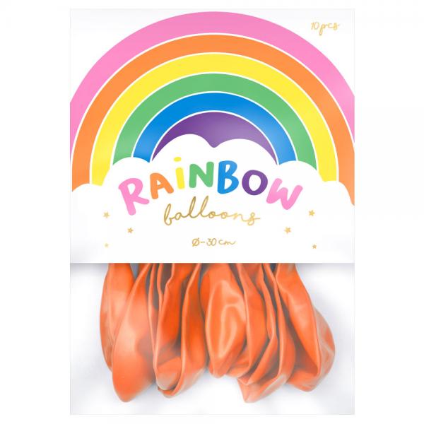 Rainbow Latexballonger Pastell Oransje