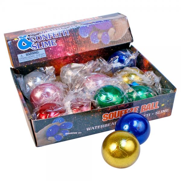 Stressball Metallic Glitter