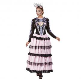 Day of the Dead Kostyme Deluxe Senorita