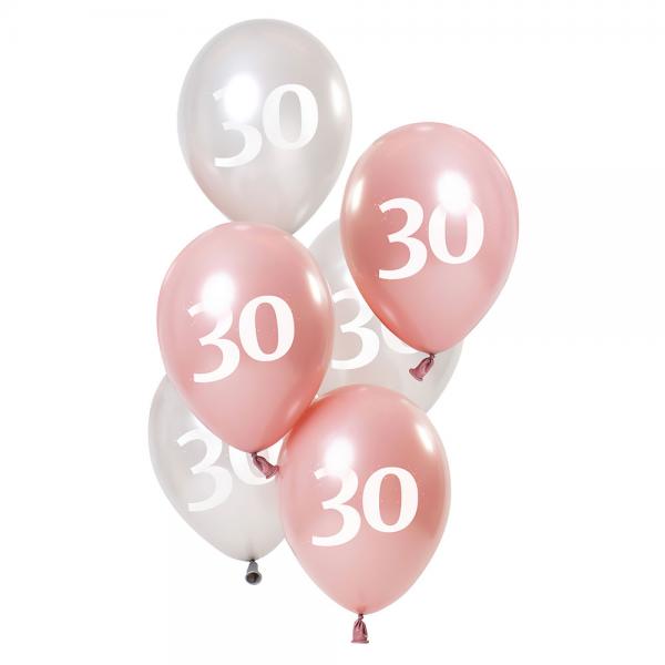 30-rs Ballonger Rosa & Slv