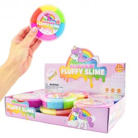 Fluffy Slime Rainbow Fargeblanding