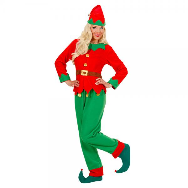 Santas Little Helper Elf Kostyme Dame