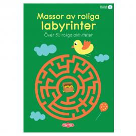 Massor Av Roliga Labyrinter Aktivitetsbok