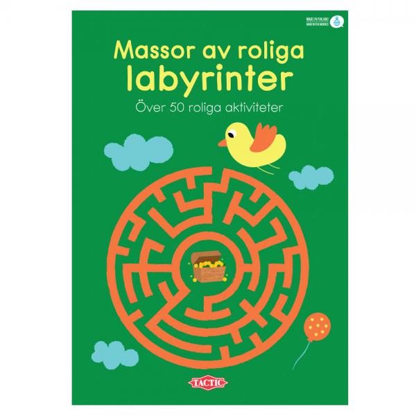 Massor Av Roliga Labyrinter Aktivitetsbok