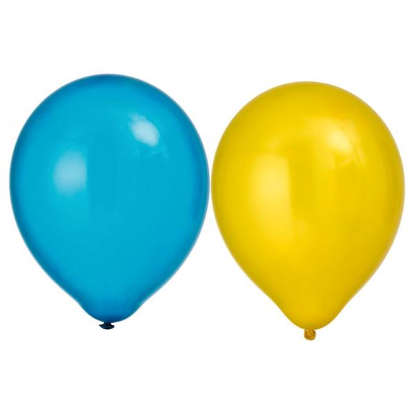 Metallic Ballonger Gule og Bl