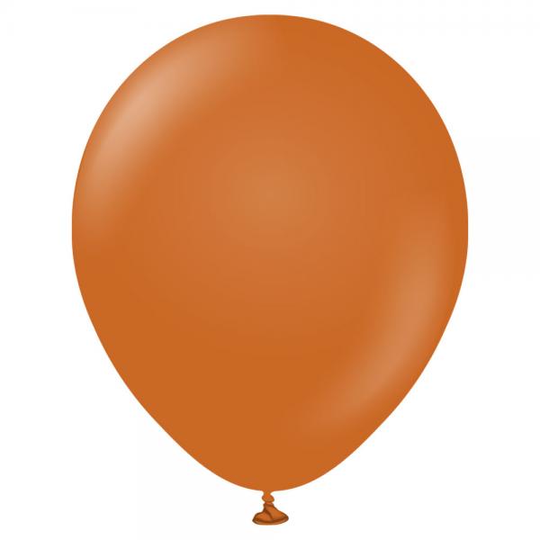 Oransje Store Standard Latexballonger Rust Orange