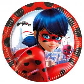 Miraculous Ladybug Papptallerkener