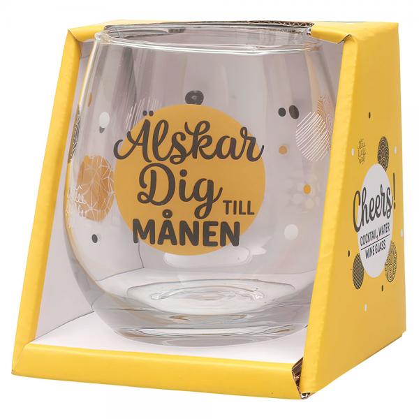 Glass lskar Dig Till Mnen och Tillbaka