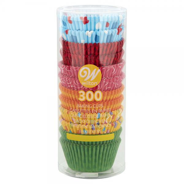 Muffinsformer Colorful 300-pakning