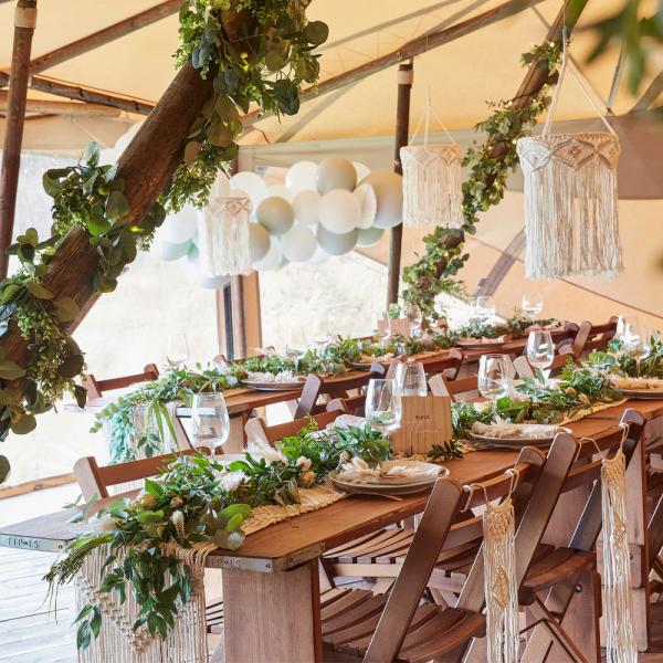 Girlander med Blader Botanical Wedding