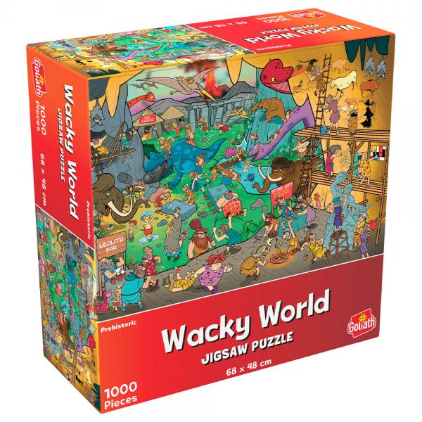 Wacky World Forhistorisk Puslespill 1000 Brikker