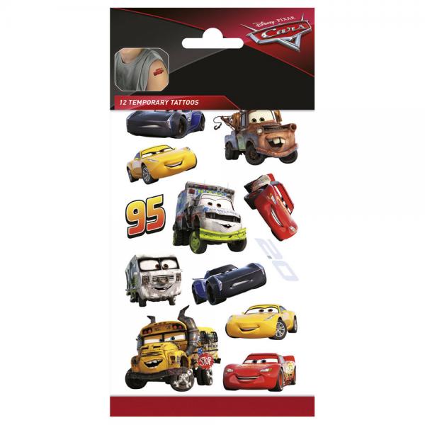 Midlertidige Tatoveringer Pixar Cars