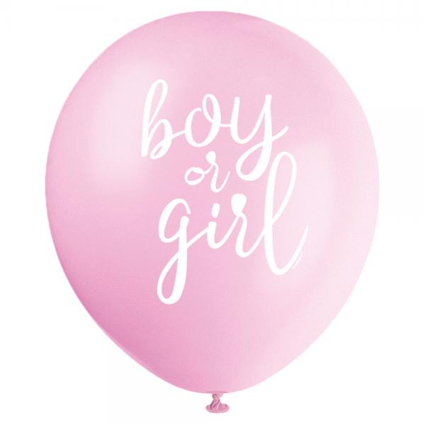 Boy or Girl Ballonger Bl & Rosa