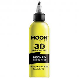 Moon Glow Neon UV Tekstilfarge Gul 125 ml