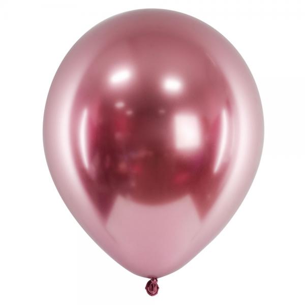 Chrome Latexballonger Rosa 50-pakning