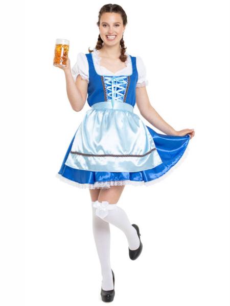 Oktoberfest Dirndl Kjole Bl Deluxe