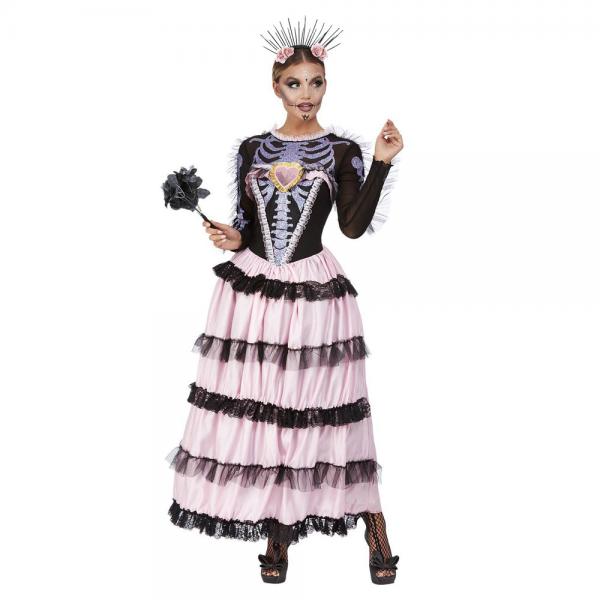 Day of the Dead Kostyme Deluxe Senorita