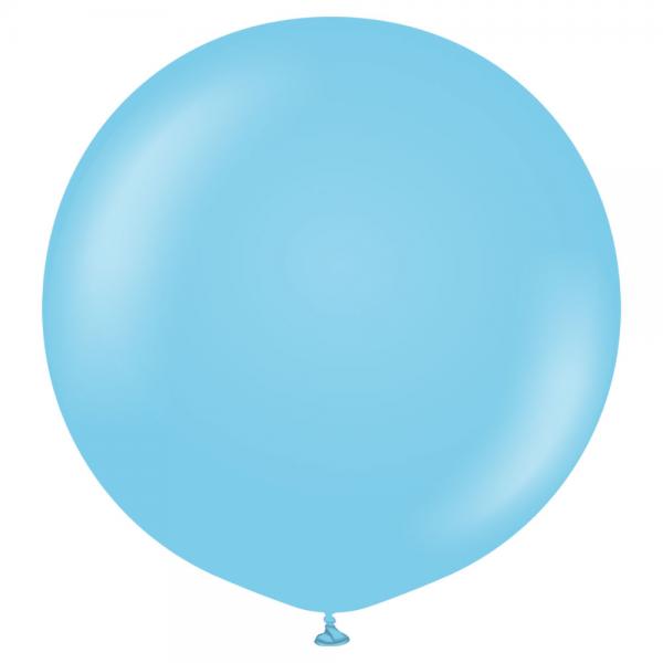 Lysebl Gigantiske Latexballonger Baby Blue 2-pakning