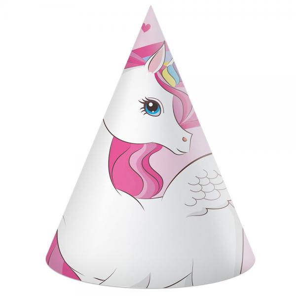 Unicorn Rainbow Partyhatter