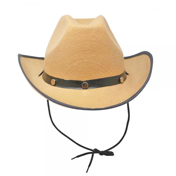 Cowboyhatt Lysbrun