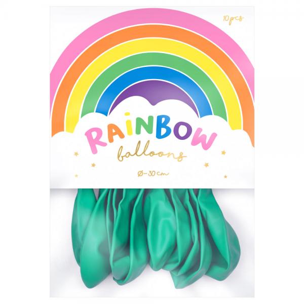 Rainbow Latexballonger Pastell Mintgrnne