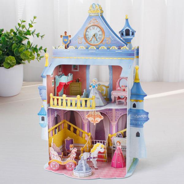 3D Puslespill Prinsesse Slott