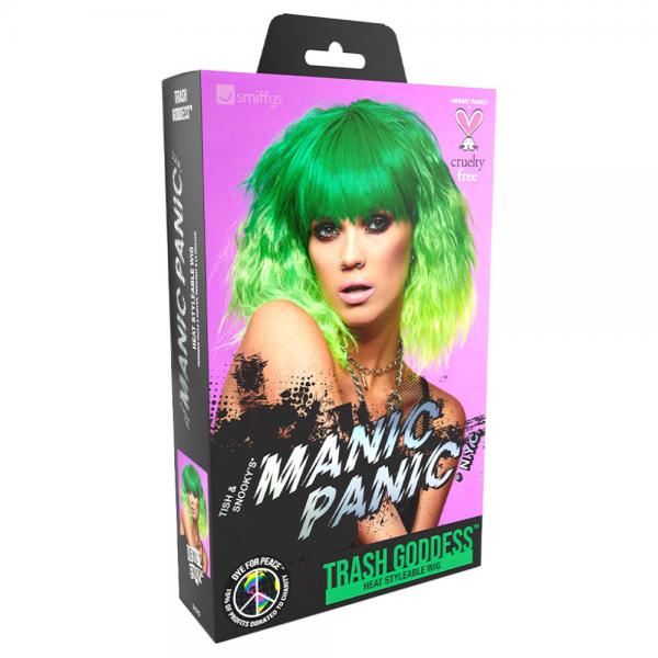 Trash Goddess Ombre Manic Panic Parykk Grnn