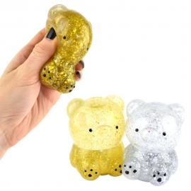 Myk Glitterbamse Stressball