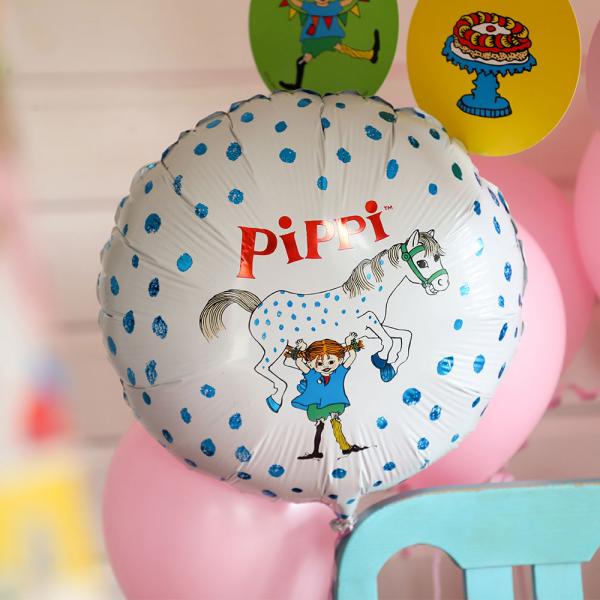 Pippi Folieballong Rund