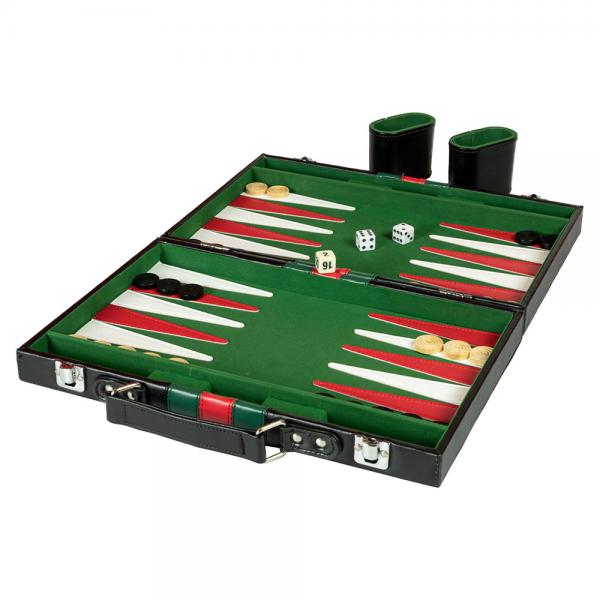 Backgammon Spill Skinnkoffert