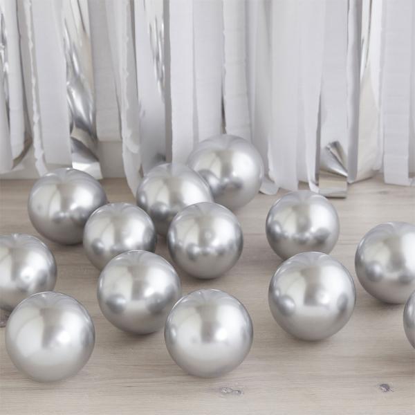 Miniballonger Silver Chrome