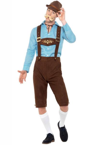 Oktoberfest Lederhosen Kostyme Bltt & Brunt