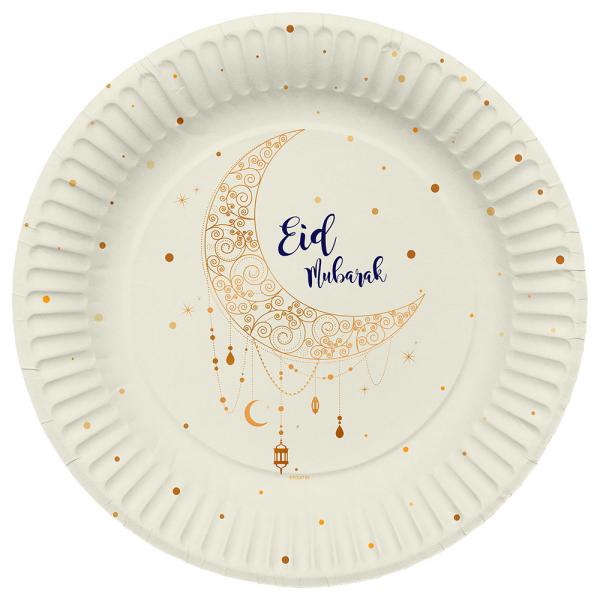 Papptallerkener Eid Mubarak