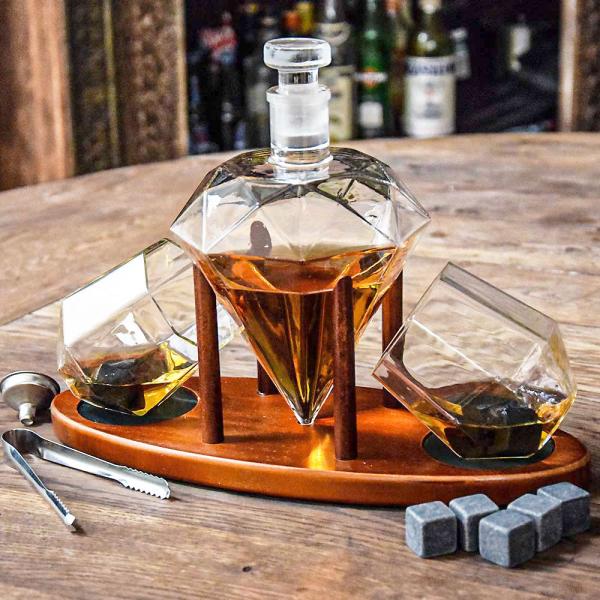 Diamant Whiskey Karaffel Sett Deluxe