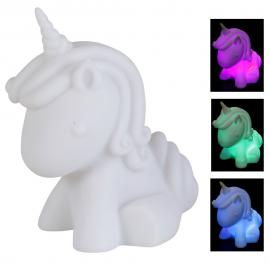 Fargeskiftende Unicorn Lampe